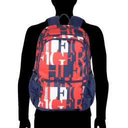 Tommy Hilfiger Majestic 31 Ltrs Navy & Red Medium Laptop Backpack image 2