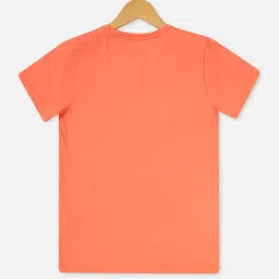 Allen Solly Junior Orange Printed T-Shirt image 2