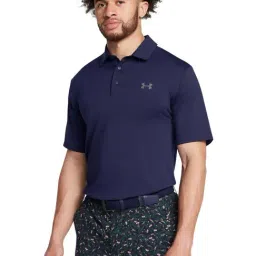UNDER ARMOUR Blue Playoff 3.0 Golf Polo T-Shirt-picture-18
