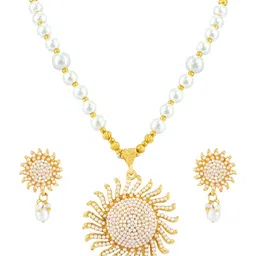 PRIVIU Gold-Plated Beaded Jewellery Set image 2