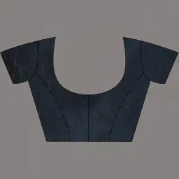 CHARUKRITI Multicolored Cotton Striped Saree With Unstitched Blouse image 5