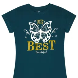 Dyca Kids Caribbean Blue Cotton Printed T-Shirt-picture-43