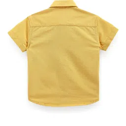 U.S. Polo Assn. Kids Yellow Solid Shirt image 2