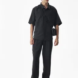 Jack & Jones Men Relaxed Fit Solid Spread Collar Casual Shirt image 2