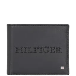 TOMMY HILFIGER Zaros Black Casual Leather Bi-Fold Wallet for Men image 1