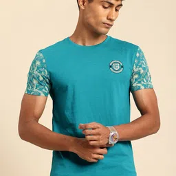 Being Human Floral Printed Pure Cotton T-shirt-picture-23