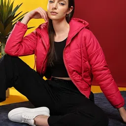 NOWI Women Lightweight Crop Puffer Jacket image 4