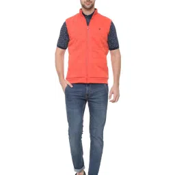 Allen Solly Orange Sleeveless Regular Fit Sweatshirt image 5