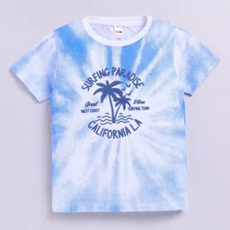 LITTLE NINJA Boys Graphic Printed Round Neck Cotton T-shirt-picture-19
