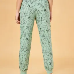Dreamz by Pantaloons Green Cotton Printed Joggers image 2