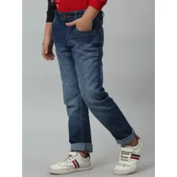 Cantabil Kids Blue Solid Jeans image 3