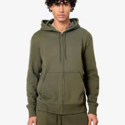 Domyos By Decathlon Green Regular Fit Sports Hoodie-image-22