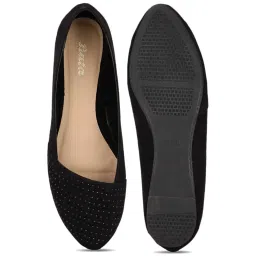 Bata Women's Black Flat Ballets image 3