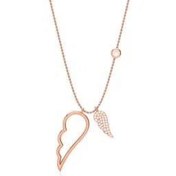 Praavy 92.5 Sterling Silver Angel Wings Necklace for Women image 4