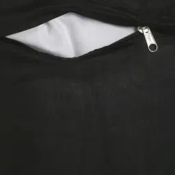 HOSTA HOMES Yellow & Black Velvet Ultra Soft Cushion Covers - Set of 2 image 4