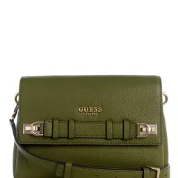 Guess Olive GREGORIA Textured Cross Body Bag-image-13