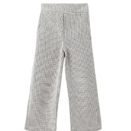 Elle Kids Black & White ChecksTrousers-image-25