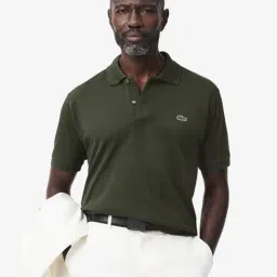 Lacoste Olive Green Classic Fit Polo T-Shirt-image-36