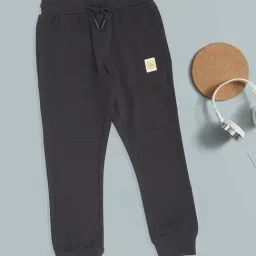 Pantaloons Junior Boys Black Oyster Joggers-picture-23