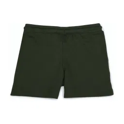 Allen Solly Junior Green Cotton Logo Print Shorts image 2