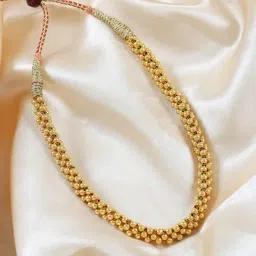 P.N.Gadgil Jewellers Inika Gold 22k Kolhapuri Thushi Necklace-image-18