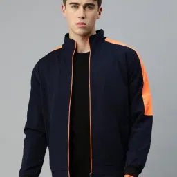 VOXATI Blue Regular Fit High Neck Jacket-picture-27