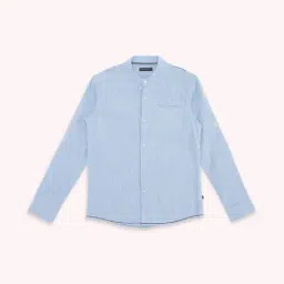 Pantaloons Junior Blue Cotton Regular Fit Full Sleeves Shirt-picture-40