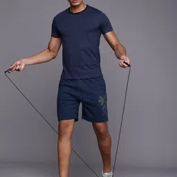 HRX by Hrithik Roshan Men Printed Training or Gym Sports Shorts image 2