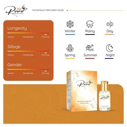 THE RUPAWAT Perfumery House Glamorous 100% Natural & Pure Alcohol Free Attar - 12 ml image 3