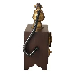 generic Victorian Old Classic Telephone Made in Wooden and Brass Vintage (Non Working) Telephone Decor image 3