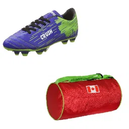 charged Sports Bag Toronto Large Red With Gowin Football Shoe Crush Blue Green Size-9 image 1