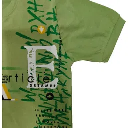 Little funky Unisex Green Tshirts image 4