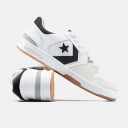Converse Unisex Colourblocked Lace-Ups Leather Sneakers image 3