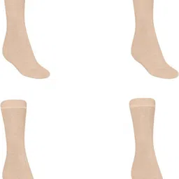 MUKHAKSH Girls Pack Of 4 Calf Length Socks-picture-36
