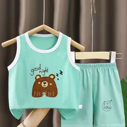 StyleCast x Revolte Boys Printed Pure Cotton T-shirt With Shorts-picture-5