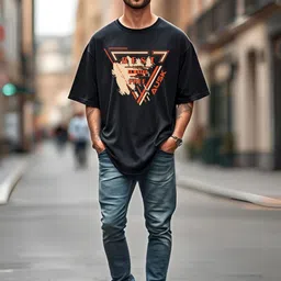 AUSK Men Printed Pockets T-shirt image 3