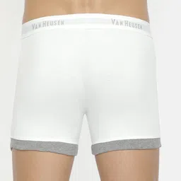 van heusen innerwear Van Heusen Men White Solid Antibacterial Colour Fresh Trunks image 4