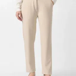 Van Heusen Beige Regular Fit Trousers-picture-40