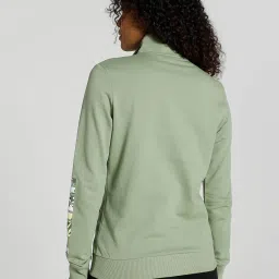 Puma Flower Logo Knitted Regular Fit Jacket image 2