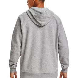 Under Armour Grey Regular Fit Printed Hooded Sweatshirt image 2