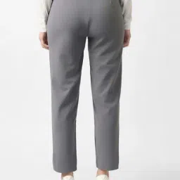 Van Heusen Grey Regular Fit Trousers image 2