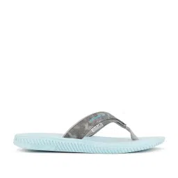 Power by Bata Women's Grey & Blue Flip Flops image 1