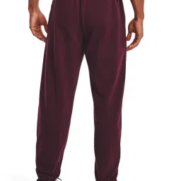 Under Armour Red Cotton Loose Fit Printed Sports Joggers image 2