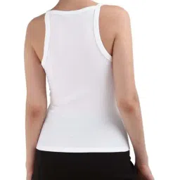 CALVIN KLEIN White Cotton Top image 2