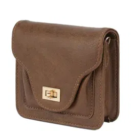 Globus Brown Textured Small Sling Handbag image 2