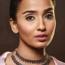 aatmana Jazz and Sizzle Set of 2 Oxidised Silver-Tone Black Stone Studded Set for Women image 2