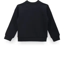 U.S. Polo Assn. Kids Navy Printed Full Sleeves Sweatshirt image 2