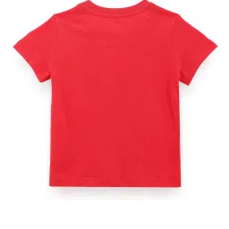 U.S. Polo Assn. Kids Red Printed T-Shirt image 2