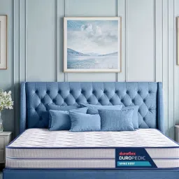 Duroflex White Doctor 5 Zone Dual Density Orthopedic Coir 7 Inch Queen Size Mattress - 78X60X7 Inch image 1