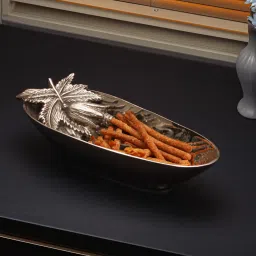 Troveas Silver Aluminium Bowl image 1